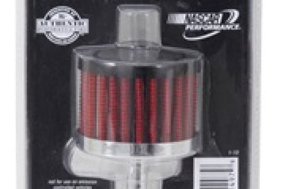 K&N Engineering Steel Base Crankcase Vent Filter 0.375in OD x 2in 1.5in Height - Air Filters