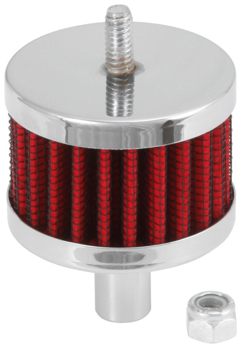 K&N Engineering Steel Base Crankcase Vent Filter 0.5in OD x 2in 1.5in Height - Air Filters