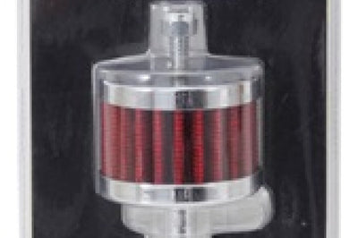 K&N Engineering Steel Base Crankcase Vent Filter 3/8in OD Tube 2in 1-1/2in Height - Air Filters