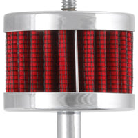 K&N Engineering Steel Base Crankcase Vent Filter 3/8in OD Tube 2in 1-1/2in Height - Air Filters