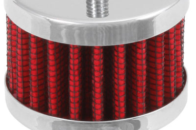 K&N Engineering Steel Base Crankcase Vent Filter 3/8in OD Tube 2in 1-1/2in Height - Air Filters