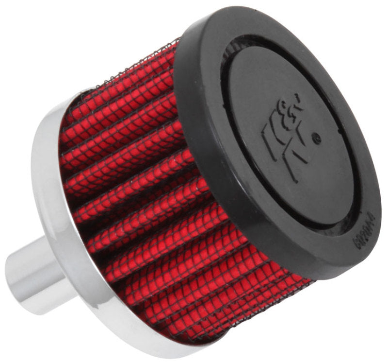 K&N Engineering Steel Base Crankcase Vent Filter.5in OD x 2in 1.5in Height - Air Filters