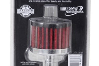 K&N Engineering Steel Base Crankcase Vent Filter.5in OD x 2in 1.5in Height - Air Filters