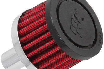 K&N Engineering Steel Base Crankcase Vent Filter.625in OD x 2in 1.5in Height - Air Filters
