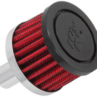 K&N Engineering Steel Base Crankcase Vent Filter.625in OD x 2in 1.5in Height - Air Filters