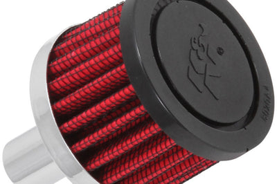 K&N Engineering Steel Base Crankcase Vent Filter.625in OD x 2in 1.5in Height - Air Filters