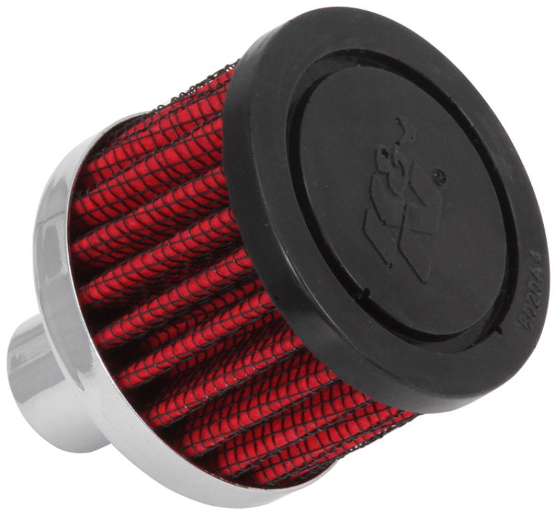 K&N Engineering Steel Base Crankcase Vent Filter.75in OD x 2in 1.5in Height - Air Filters