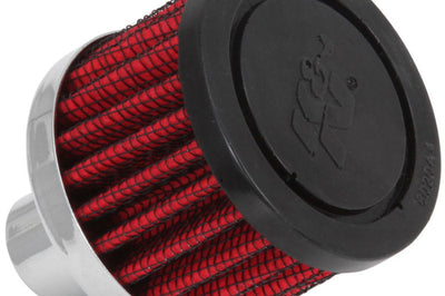 K&N Engineering Steel Base Crankcase Vent Filter.75in OD x 2in 1.5in Height - Air Filters