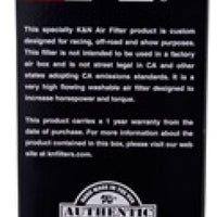 K&N Engineering Triangle Air Cleaner Assembly - Red - Size 14in - 5.125in Neck Flange x 3in Height - Intake Systems