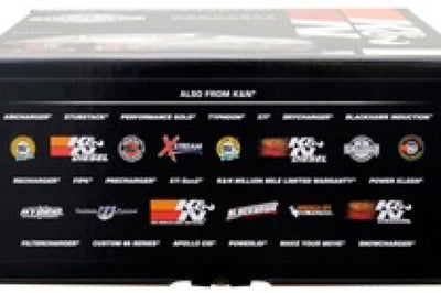 K&N Engineering Triangle Air Cleaner Assembly - Red - Size 14in - 5.125in Neck Flange x 3in Height - Intake Systems