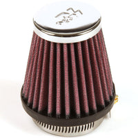 K&N Engineering Universal Chrome Filter 1 15/16 inch FLG / 3 Base / 2 Top / Height - Air Filters