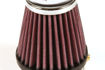 K&N Engineering Universal Chrome Filter 1 15/16 inch FLG / 3 Base / 2 Top / Height - Air Filters