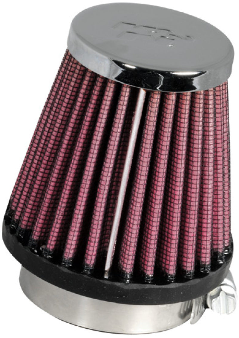 K&N Engineering Universal Chrome Filter 1 15/16 inch FLG / 3 Base / 2 Top / Height - Air Filters