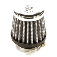 K&N Engineering Universal Chrome Filter 1 3/8 inch FLG / 2 1/2 Base / Top / 1/4 Height - Misc Powersports
