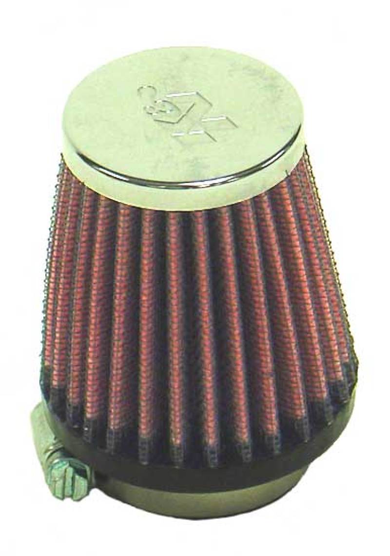 K&N Engineering Universal Chrome Filter 1 9/16 inch FLG / 2 5/8 Bottom / Top / 3 Height - Air Filters