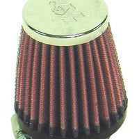K&N Engineering Universal Chrome Filter 1 9/16 inch FLG / 2 5/8 Bottom / Top / 3 Height - Air Filters