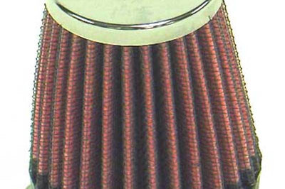 K&N Engineering Universal Chrome Filter 1 9/16 inch FLG / 2 5/8 Bottom / Top / 3 Height - Air Filters