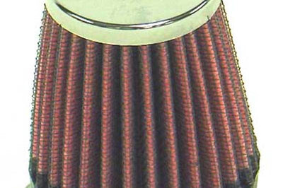 K&N Engineering Universal Chrome Filter 1 9/16 inch FLG / 2 5/8 Bottom / Top / 3 Height - Air Filters