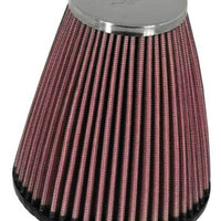 K&N Engineering Universal Chrome Filter 2.25 Inch Flange / 3.5 Base / 2 Top / 4 Height - Air Filters