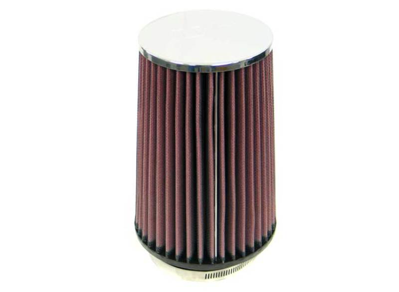 K&N Engineering Universal Chrome Filter 3 1/2 inch FLG / 5 Bottom / 4 Top / 8 Height - Air Filters