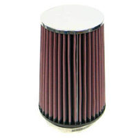 K&N Engineering Universal Chrome Filter 3 1/2 inch FLG / 5 Bottom / 4 Top / 8 Height - Air Filters