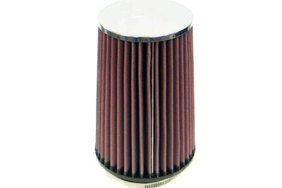 K&N Engineering Universal Chrome Filter 3 1/2 inch FLG / 5 Bottom / 4 Top / 8 Height - Air Filters