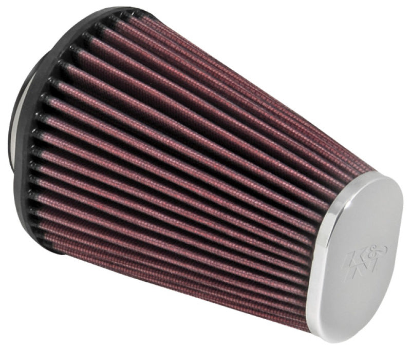 K&N Engineering Universal Clamp-On Air Filter 2-7/16in Flange 4-1/2x3-3/4in Base 3x2in Top 6in Height - Filters