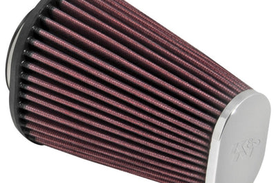 K&N Engineering Universal Clamp-On Air Filter 2-7/16in Flange 4-1/2x3-3/4in Base 3x2in Top 6in Height - Filters