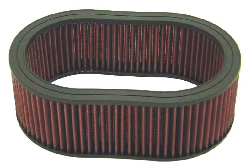 K&N Engineering Universal Custom Air Filter - Oval Shape 11.5in Outer Length / 8.125in Width / 4in Height - Filters