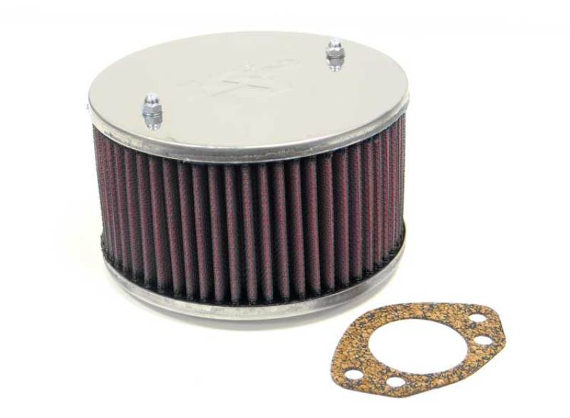 K&N Engineering Universal Custom Air Filter - Round 1.625in Flange / ID / 2.75in Overall Height - Filters