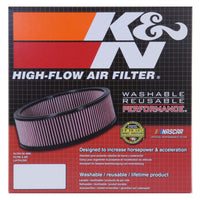 K&N Engineering Universal Oval Air Filter 12in Length x 5-1/4in Width 3-1/4in Height - Filters