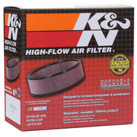 K&N Engineering Universal Oval Chrome Filter 1 9/16 in. Flange 3 Base 2 inch Top Height (4 Per Box) - Air Filters