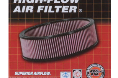 K&N Engineering Universal Oval Chrome Filter 1 9/16 in. Flange 3 Base 2 inch Top Height (4 Per Box) - Air Filters