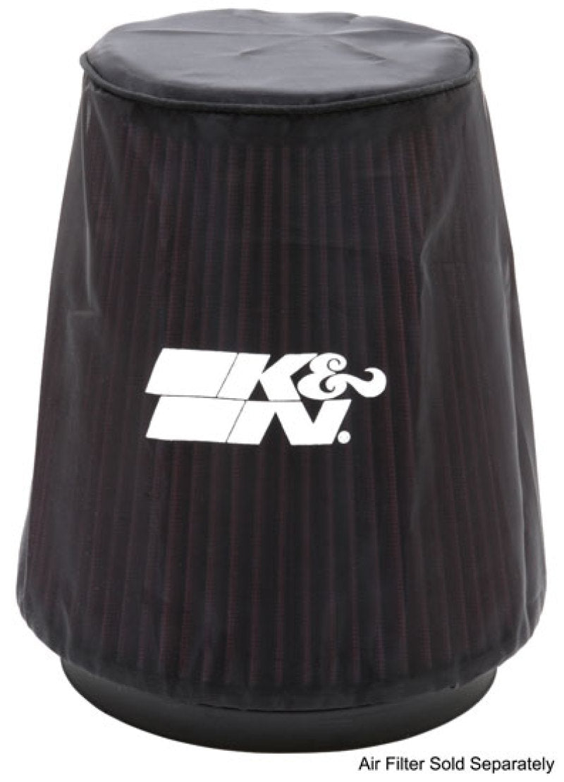 K&N Engineering Universal P Dry charger Round Tapered Air Filter Wrap Black - Filters