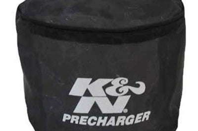 K&N Engineering Universal Precharger Round Straight Air Filter Wrap Black - Filters