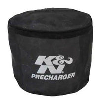 K&N Engineering Universal Precharger Round Straight Air Filter Wrap Black - Filters