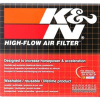 K&N Engineering Universal Rubber Filter 2 nch Top OD / 3.5 inch Base / 2.25 Flange ID / 4 Height - Air Filters