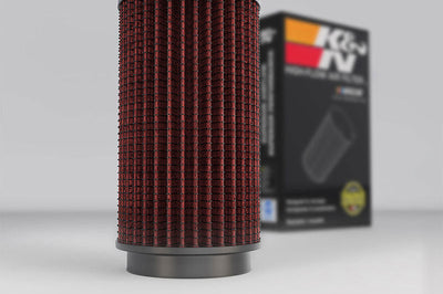 K&N Engineering Universal Rubber Filter 5 Degree Angled Flange 3.5in OD / 2.5in ID / 6in Height - Misc Powersports