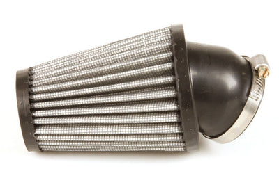 K&N Engineering Universal Rubber Filter Round Tapered 3in Base OD x 2in Top 4in H - 73-78 Honda ATC90 - Air Filters