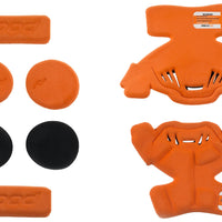 Pod K1 Knee Brace Pad Set Orange Ym (right) - Youth Large - Apparel Collection