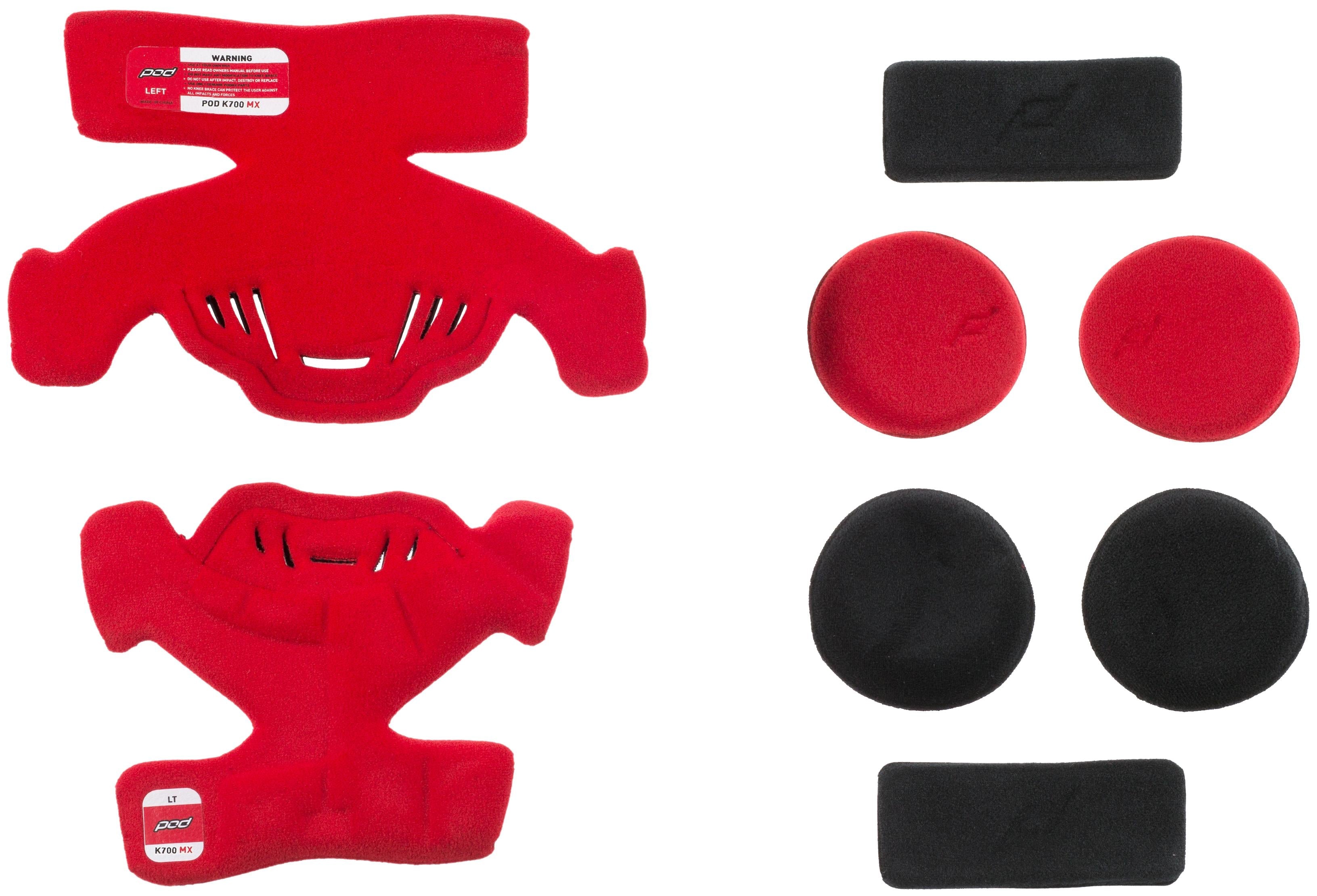 Pod K8 Pad Set Blue (right) - Red - Apparel Collection