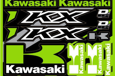 D-cor Kawasaki Decal Sheet 12’’x18’’ - Offroad Collection