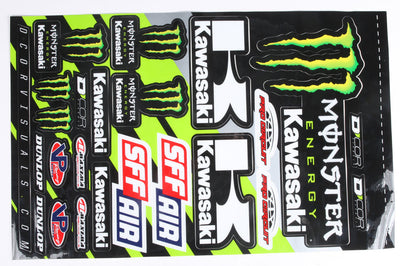 D-cor Kawasaki Decal Sheet - Offroad Collection