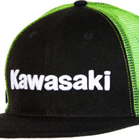 D-cor Kawasaki Hat Line Snapback Black - One Size Fits Most - Apparel Collection