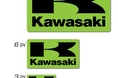 D-cor Kawasaki Icon Decal 6’’ Squared - Street Collection