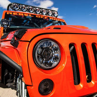 KC HiLiTES 07-18 Jeep JK 7in. Gravity LED Pro DOT Approved Replacement Headlight (Single) - Lights