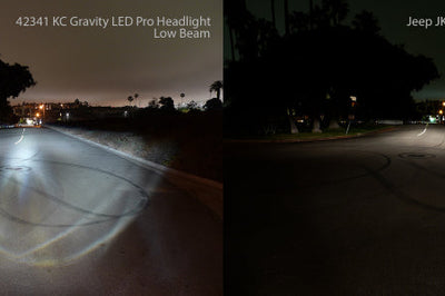 KC HiLiTES 07-18 Jeep JK 7in. Gravity LED Pro DOT Approved Replacement Headlight (Single) - Lights