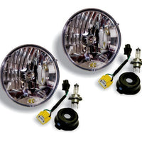 KC HiLiTES 07-18 Jeep JK H4 Headlight Conversion Kit - DOT Apprv./Incl. H13 to Connectors (Pair) - Lights
