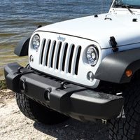 KC HiLiTES 07-18 Jeep JK (Not for Rubicon/Sahara) 7in. Gravity LED Pro DOT Headlight (Pair Pack Sys) - Lights