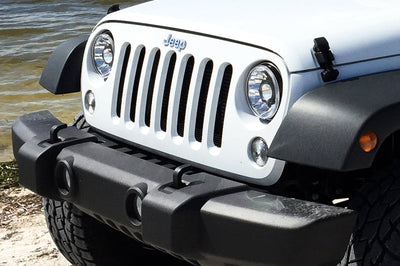 KC HiLiTES 07-18 Jeep JK (Not for Rubicon/Sahara) 7in. Gravity LED Pro DOT Headlight (Pair Pack Sys) - Lights